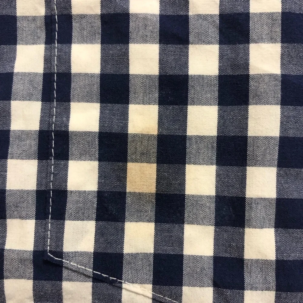 Croft & Barrow Blue and White Casual Button Down Long Sleeve Shirt